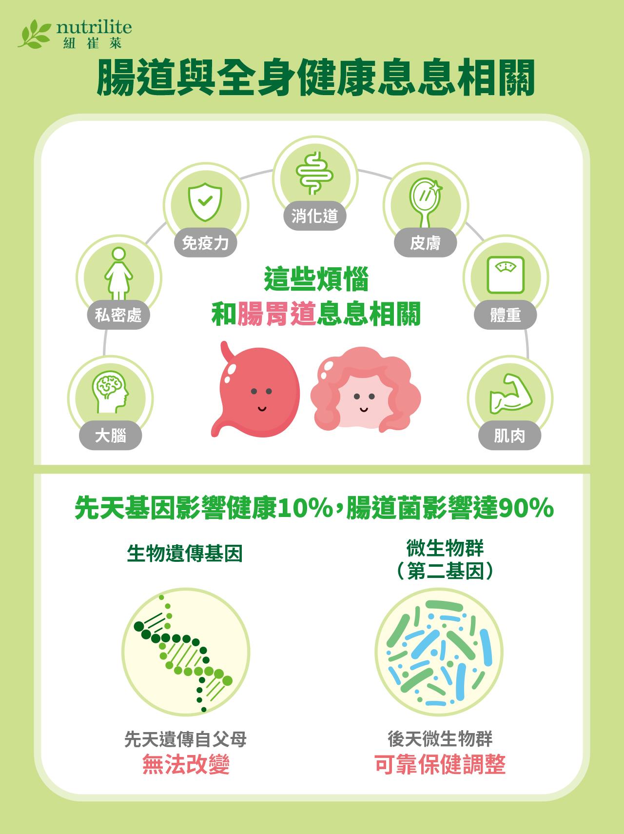 腸道與全身健康息息相關