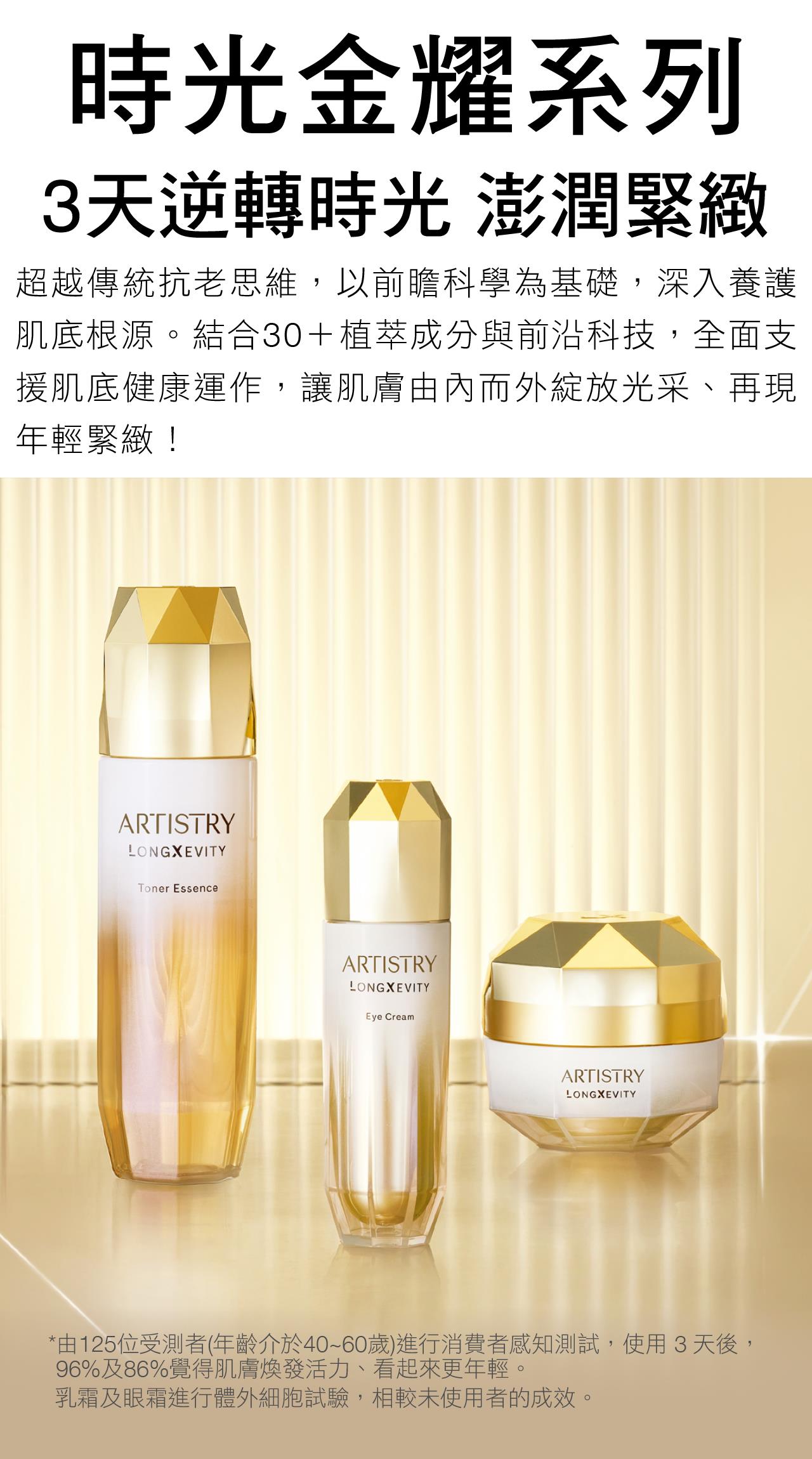 金萃系列  極致金萃 逆轉歲月痕跡