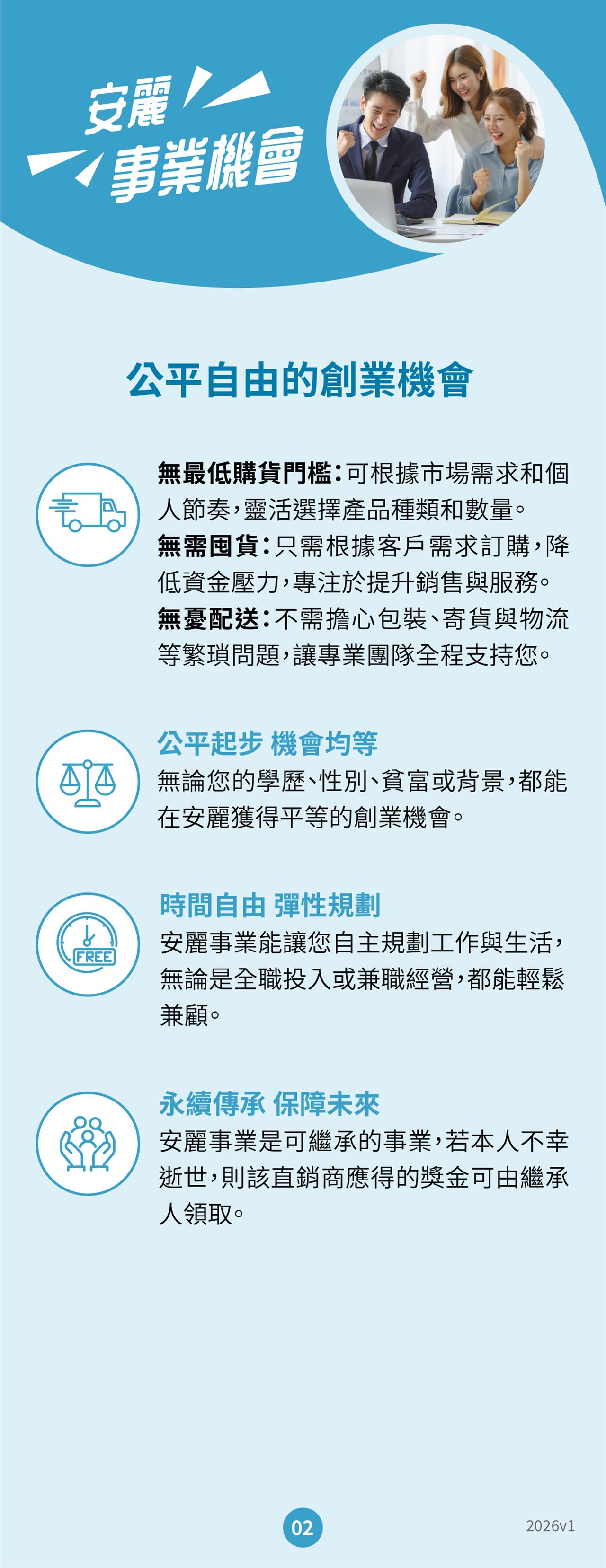 安麗 事業機會 公平 自由 創業機會