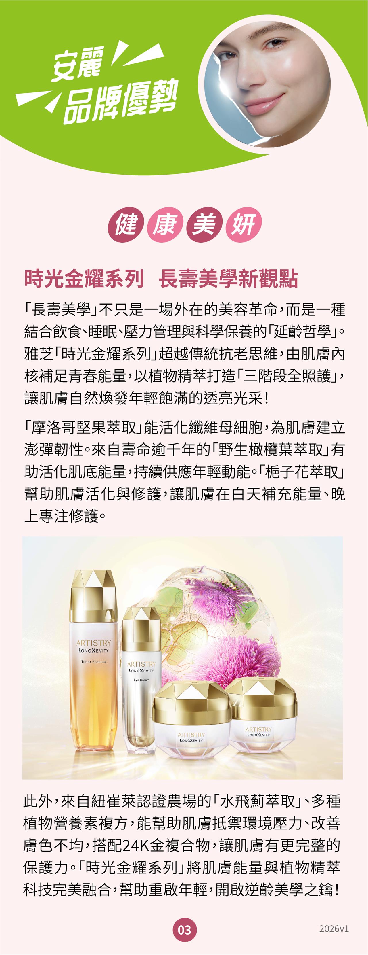 安麗 品牌優勢 健康美妍 雅芝 VOGUE