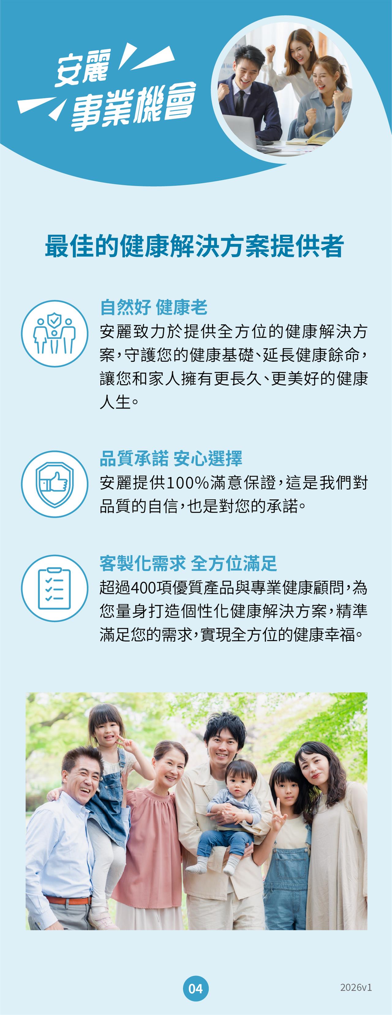 安麗 事業機會 健康解決方案