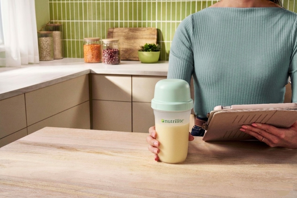 紐崔萊BodyKey營養超纖飲隨時來一杯，營養、健康、好喝