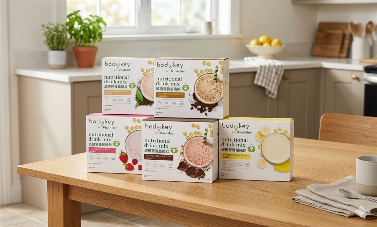 紐崔萊BodyKey減糖超纖飲是忙碌上班族低負擔的營養好選擇