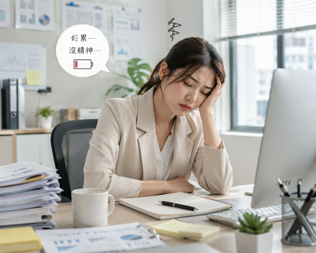 蛋白質攝取不足，容易導致疲勞、精神不佳、專注力降低