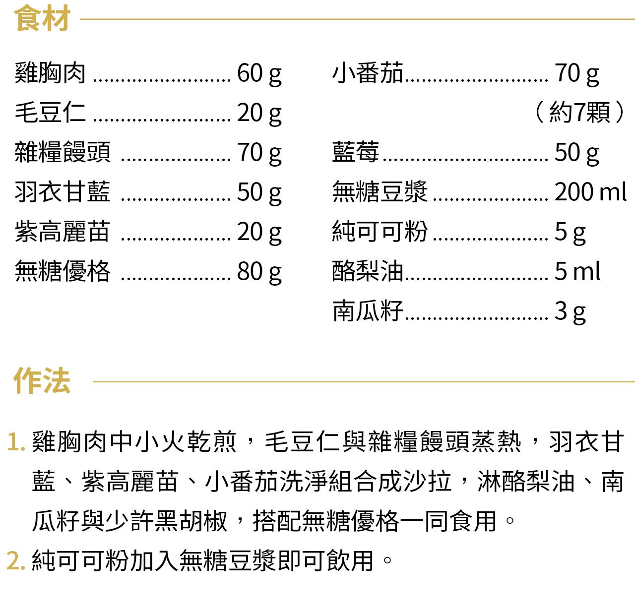 雞胸毛豆蔬菜無糖優格碗食材與作法